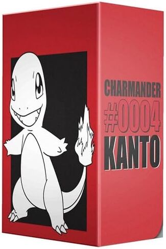 Ultra Pro - Charmander Full View Deck Box® for Pokémon | TCG storage Full View self-locking lid holds 75 cards double-sleeve compatible deck divider trading card organizer in Saudi Arabia