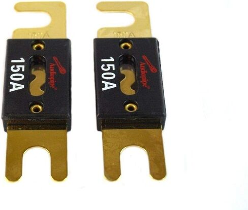 Audiopipe 2 PCS 150 أمبير ANL الصمامات الذهب مطلي باك باك صوت ستيريو in Saudi Arabia
