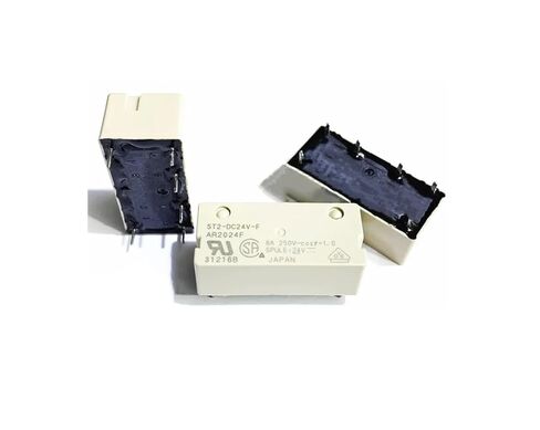 ST2-DC24V-F ST2DC24VF 24VDC DC24V 24V 8A RELAY 6PIN 2PCS in Saudi Arabia