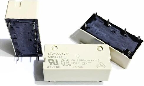 ST2-DC24V-F ST2DC24VF 24VDC DC24V 24V 8A RELAY 6PIN 2PCS in Saudi Arabia