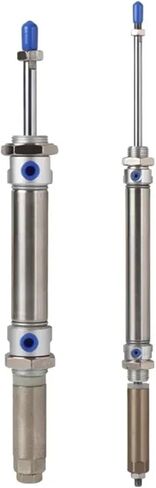 1PCS MAJ16 Series السكتة الدماغية القابلة للتعديل من الفولاذ المقاوم للصدأ المصغرة مكبس الأسطوانة الهوائية المدمج في الحلقة المغناطيسية 16 مم (maj16x150-50-S) in Kuwait