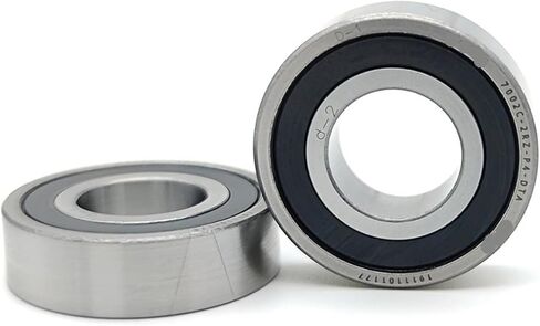 1 Pair 7002 7002C 2RZ P4 DT A 15x32x9 15x32x18 Sealed Angular Contact Bearings Spindle Bearings in Saudi Arabia