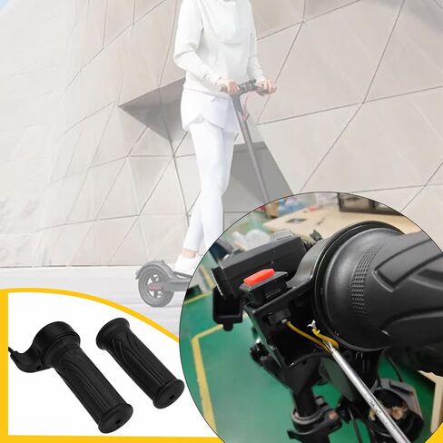 1 زوج مقاوم للماء Ebike Twist Speed ​​Handle 12v 24v 36v 48v 72v للدراجة الكهربائية سكوتر 7/8inch (22 مم) in Saudi Arabia