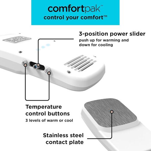 BLACK+DECKER Comfortpak, Wearable Cooling and Heating Device, Breeze Blue (BCWCC101-61) in Saudi Arabia