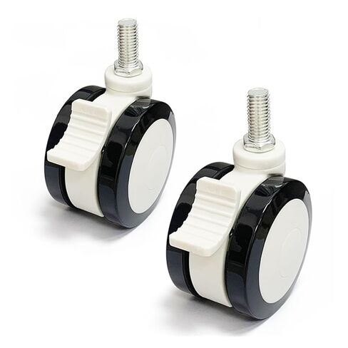 4 قطع/الكثير من عجلات الجمال الجمال 3 بوصة/عجلات صامتة/عجلات العجلات العجلات الجمال (M10x20mm- الفرامل) in Saudi Arabia