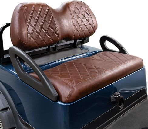 NOKINS Golf Cart Diamond Seat Covers Kit, Fit for Club Car Precedent OEM Standard Front Seat Cushion, No Nails Required & Easy to Clean, Breathable Vinyl Seat Covers in Saudi Arabia