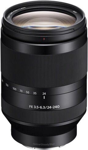 سوني FE 24-240 ملم f/3.5-6.3 عدسة او اس اس، اسود in Kuwait