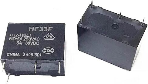 HF33F-012-HSLT HF33F012HSLT 12VDC DC12V 12V 10A Relay 4PIN 5Pcs in Saudi Arabia