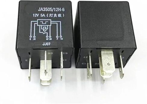 JA3505 12H-6 JA3505 12H 6 JA350512H6 12V 12VDC DC12V 5A 6PIN AUTO RELAY 5PCS in Saudi Arabia