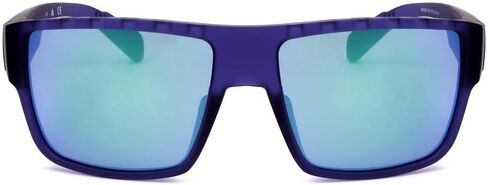 Adidas SP0006 91Q Sunglasses Men's Matte Blue/Smoke Photochromatic Lenses 57mm in Saudi Arabia