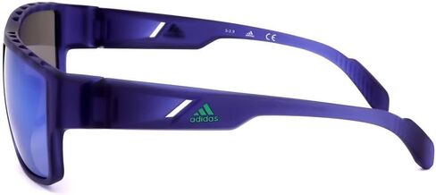 Adidas SP0006 91Q Sunglasses Men's Matte Blue/Smoke Photochromatic Lenses 57mm in Saudi Arabia