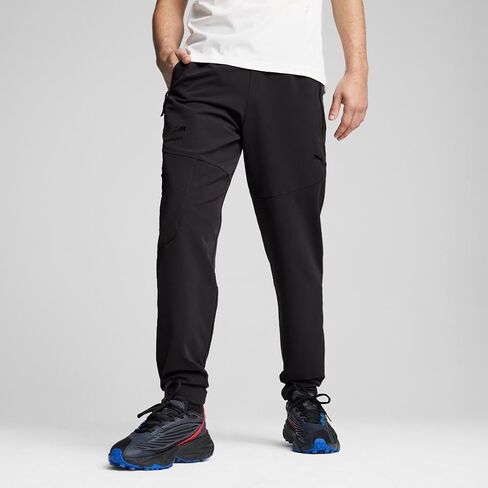 PUMA MEN MENS BRMW M Motorsport PUMATECH PANTS ، AH24 الأسود ، صغير in Saudi Arabia