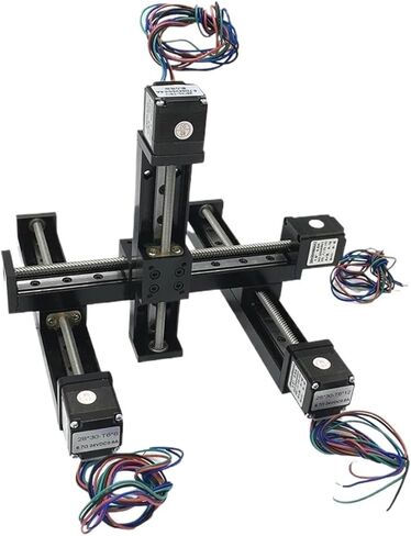 طاولة منزلق مصغرة NEMA11 28 مم منحرف قفل المسمار قفل المحرك XY/XYZ المحور المرحلة المرحلة خطية خطية خطية (محور z 200mm ، xy 150mm-2 pitch) in Kuwait