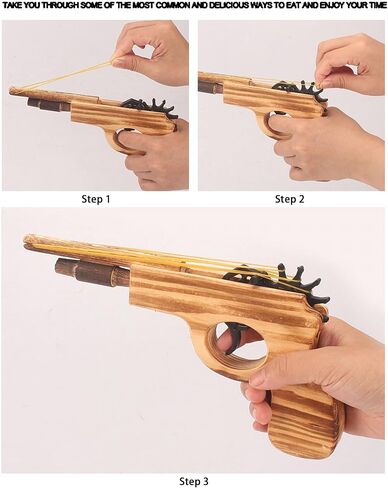 2pcs seda spring spring band wooden band band gun - wood juky jukity ، طوله 9 بوصات in Saudi Arabia