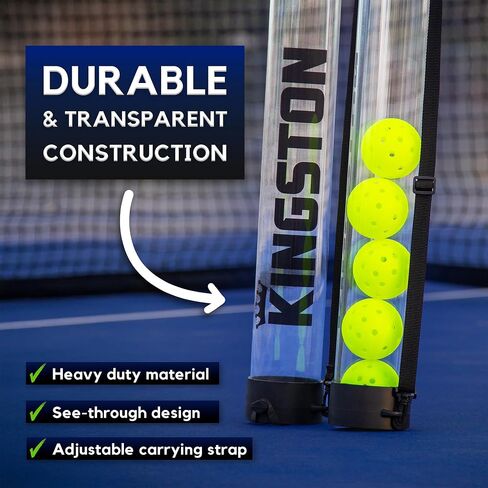 Kingston Premium Pickup Pro: The Longest Pickleball Tube, Holds 17 Balls, Easy Pickup and No More Bending Over, Portable Indoor/Outdoor Pickleball Ball Pickup in Saudi Arabia