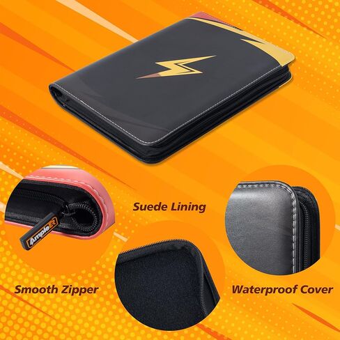 رابط بطاقة التداول ، الأكمام 9 جيب رنين مع 360 فتحات التحميل الجانبي ، متوافقة مع مجموعة عرض تخزين MTG TCG (أصفر) in Kuwait