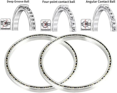 1pcs Constant Section Thin Wall Bearing Four Point Contact Ball Deep Groove Ball Angle Contact Ball Bearing Inch Size KA Series(Ar0,KA030) in Saudi Arabia