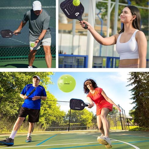FITPROWIN Outdoor Pickleball Balls 40 Holes Pickleballs High Bound & Thanbability Pickle Ball 4/12/36 Pack Great Visibility Neon Green Pickleballs for Beginners Professionals in Saudi Arabia