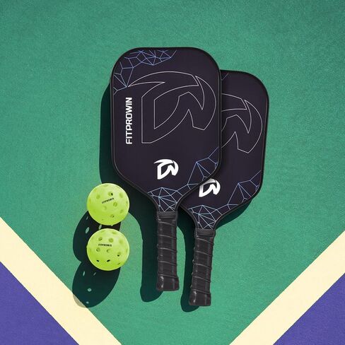 FITPROWIN Outdoor Pickleball Balls 40 Holes Pickleballs High Bound & Thanbability Pickle Ball 4/12/36 Pack Great Visibility Neon Green Pickleballs for Beginners Professionals in Saudi Arabia