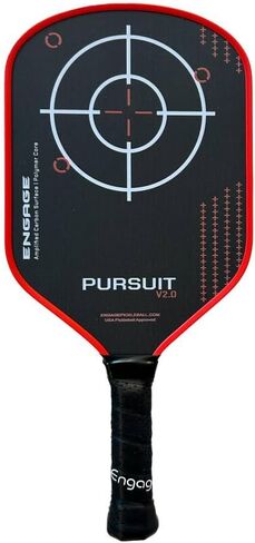إشراك Pursuit v2.0 Pickleball Paddle - سطح الكربون المضخم للتحكم الفائق وتدور مع استجابة+ بوليمر Core ، معتمد من USAPA - للاعبين من أي مستوى مهارة in Saudi Arabia