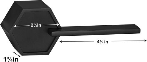 Berlin Modisch Zero Gravity Metro Series Entry Lever Door Handle Lock and Key Locking Lever Set [for Front Door or Office] Reversible Heavy Duty – Iron Black Finish in Saudi Arabia