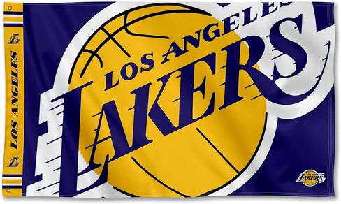 Los Angeles Lakers Printed 3x5 Premium Banner Flag in Kuwait