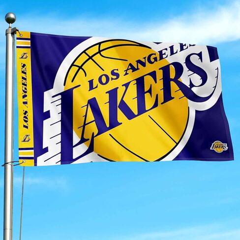 Los Angeles Lakers Printed 3x5 Premium Banner Flag in Kuwait