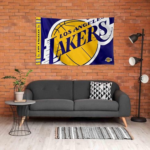 Los Angeles Lakers Printed 3x5 Premium Banner Flag in Kuwait