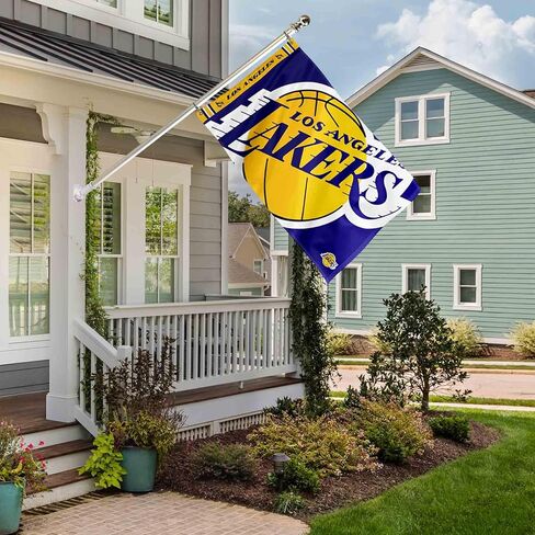Los Angeles Lakers Printed 3x5 Premium Banner Flag in Kuwait