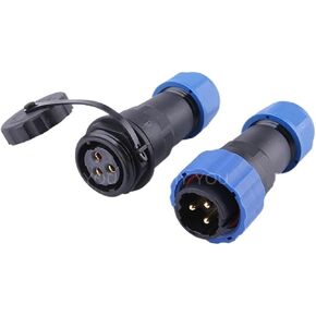 SP20 IP68 نوع الإرساء موصل مقاوم للماء 1/2/3/4/5/6/7/9/10/12/12/14 مقبس موصل كهربائي كابل صناعي (SP20-4D) in Kuwait