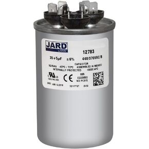 Goodman CAP050350440CS Universal Replacement - 35 + 5 uf/Mfd 370/440 VAC Round Dual Capacitor in Saudi Arabia