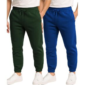 AMERICAN HEAVEN Men's Fleece Jogger | 3 Pocket All Season Athletic Workout Sweat Pants in Kuwait