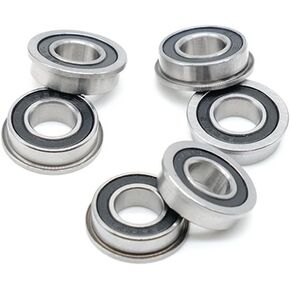 F6003 F6003RS F6003-2RS 20 * 35 * 11mm Flange Ball Bearings F6003-RS Garden Cart Wheel 2Pcs in Saudi Arabia