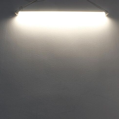LightingWill LED T8 Light Tube 2FT, Warm White 3000K-3500K, Dual-End Powered Ballast Bypass, 1000Lumens 10W (24W Fluorescent Equivalent), Frosted Cover, AC85-265V Lighting Tube Fixtures, 4 Pack… in Saudi Arabia