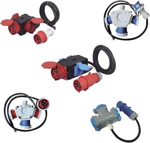 مجموعة متعددة الوظائف التوصيل الصناعي والمقبس 3P4P5P موصل كهربائي مضاد للماء مجموعة مرنة 220V 380V (2131-012) in Kuwait