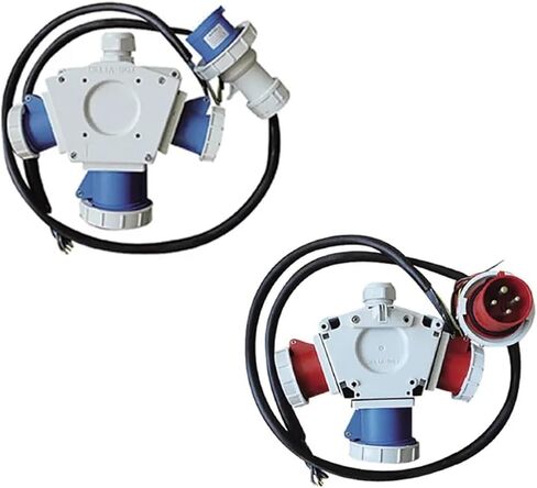 مجموعة متعددة الوظائف التوصيل الصناعي والمقبس 3P4P5P موصل كهربائي مضاد للماء مجموعة مرنة 220V 380V (2131-012) in Kuwait