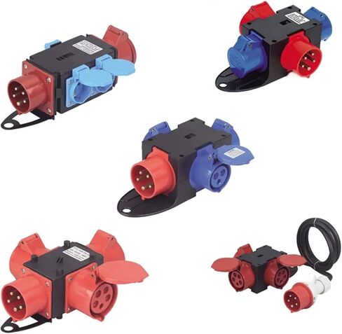 مجموعة متعددة الوظائف التوصيل الصناعي والمقبس 3P4P5P موصل كهربائي مضاد للماء مجموعة مرنة 220V 380V (2131-012) in Kuwait
