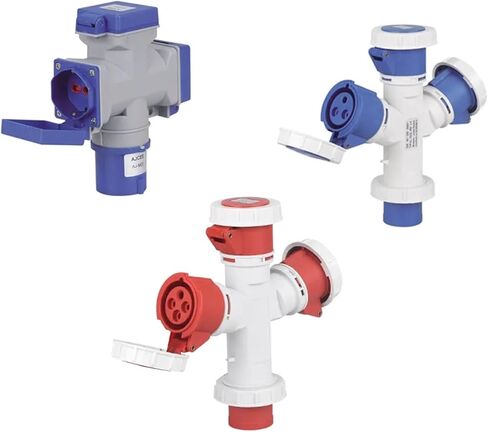 مجموعة متعددة الوظائف التوصيل الصناعي والمقبس 3P4P5P موصل كهربائي مضاد للماء مجموعة مرنة 220V 380V (2131-012) in Kuwait