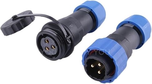 SP20 IP68 نوع الإرساء موصل مقاوم للماء 1/2/3/4/5/6/7/9/10/12/12/14 مقبس موصل كهربائي كابل صناعي (SP20-4D) in Kuwait