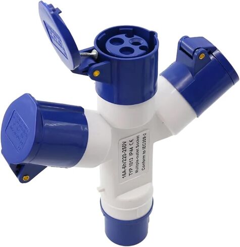 موصل قابس الطيران الصناعي المقاوم للماء 3-Core 16A قابس طيران متعدد النقاط من ثلاث نقاط in Kuwait