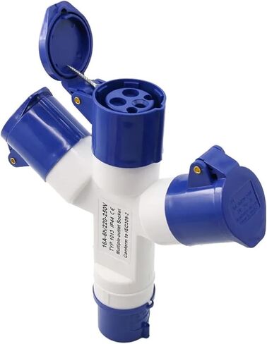 موصل قابس الطيران الصناعي المقاوم للماء 3-Core 16A قابس طيران متعدد النقاط من ثلاث نقاط in Kuwait