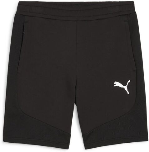 PUMA MENS EVOSTRIPE 8 بوصة شورت التدريب القيعان غير الرسمية الرباطية غير الرسمية - أسود in Saudi Arabia