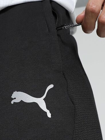 PUMA MENS EVOSTRIPE 8 بوصة شورت التدريب القيعان غير الرسمية الرباطية غير الرسمية - أسود in Saudi Arabia