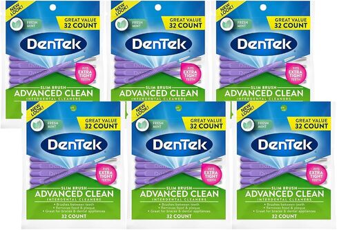 DenTek Easy Brush Interdental Cleaners, Mint, 16 Count | 10 Pack in Kuwait
