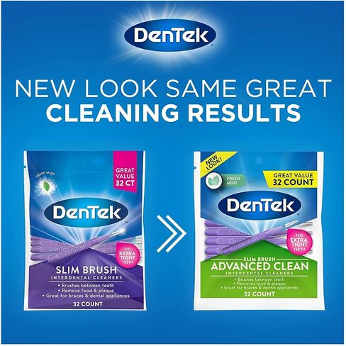 DenTek Easy Brush Interdental Cleaners, Mint, 16 Count | 10 Pack in Kuwait