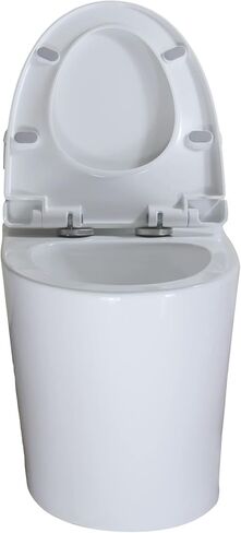 Winzo WZ5081T ممدود من قطعة واحدة مرحاض مزدوج تدفق منخفض المستوى القياسي 12 بوصة ، أبيض in Kuwait