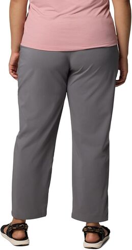 Columbia Womens All Seasons Pull-On Pant ، City Gray ، 1x in Saudi Arabia