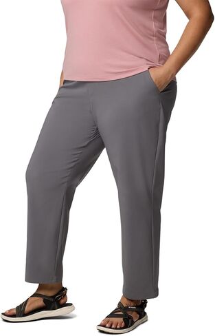 Columbia Womens All Seasons Pull-On Pant ، City Gray ، 1x in Saudi Arabia