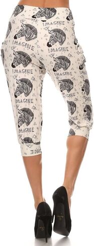 LA12st Women Lounge Louse Fit Fit Harem Capri Extract in Kuwait