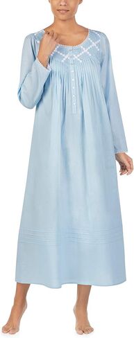 Eileen West Ballet Lightgown Long Sleeve Blue Print XL in Saudi Arabia
